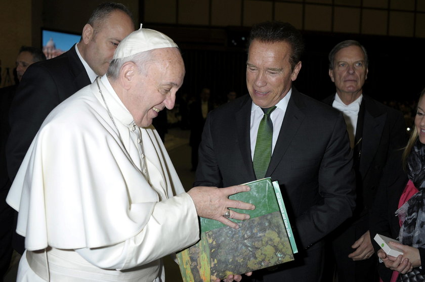 Spotkanie Arnolda Schwarzeneggera z papieżem Franciszkiem