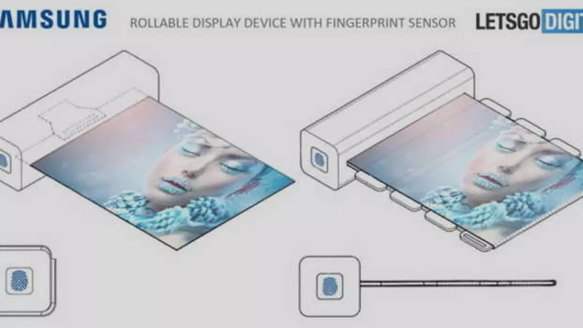 Samsung patentuje zwijany tablet z wyświetlaczem OLED