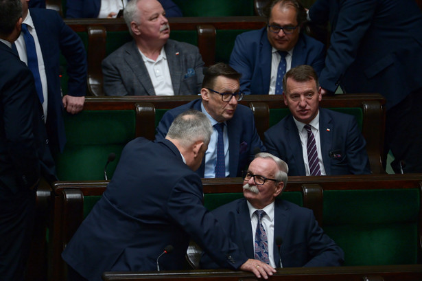 Poseł PiS Marek Ast na sali plenarnej Sejmu
