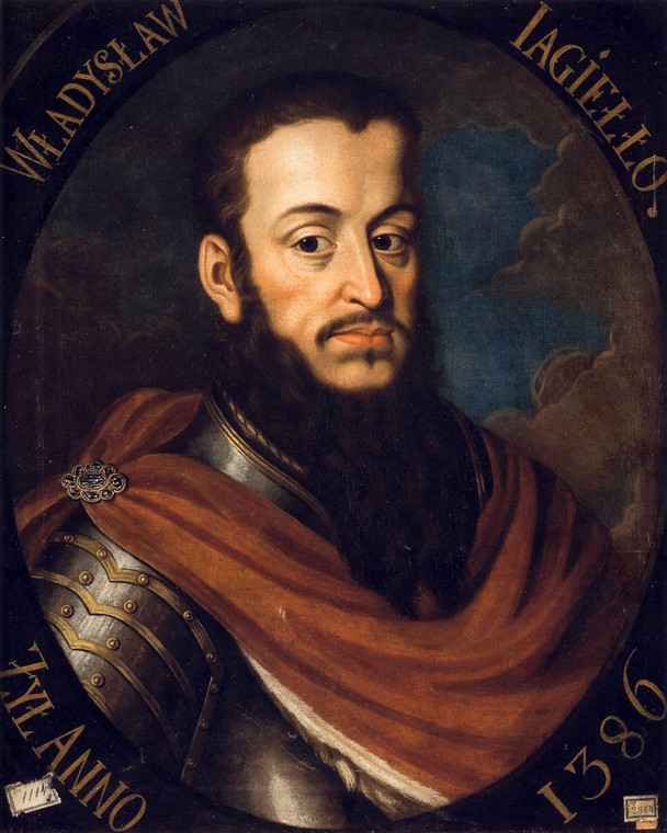 Portret króla Władysława II Jagiełło, obraz autorstwa Marcello Bacciarellego