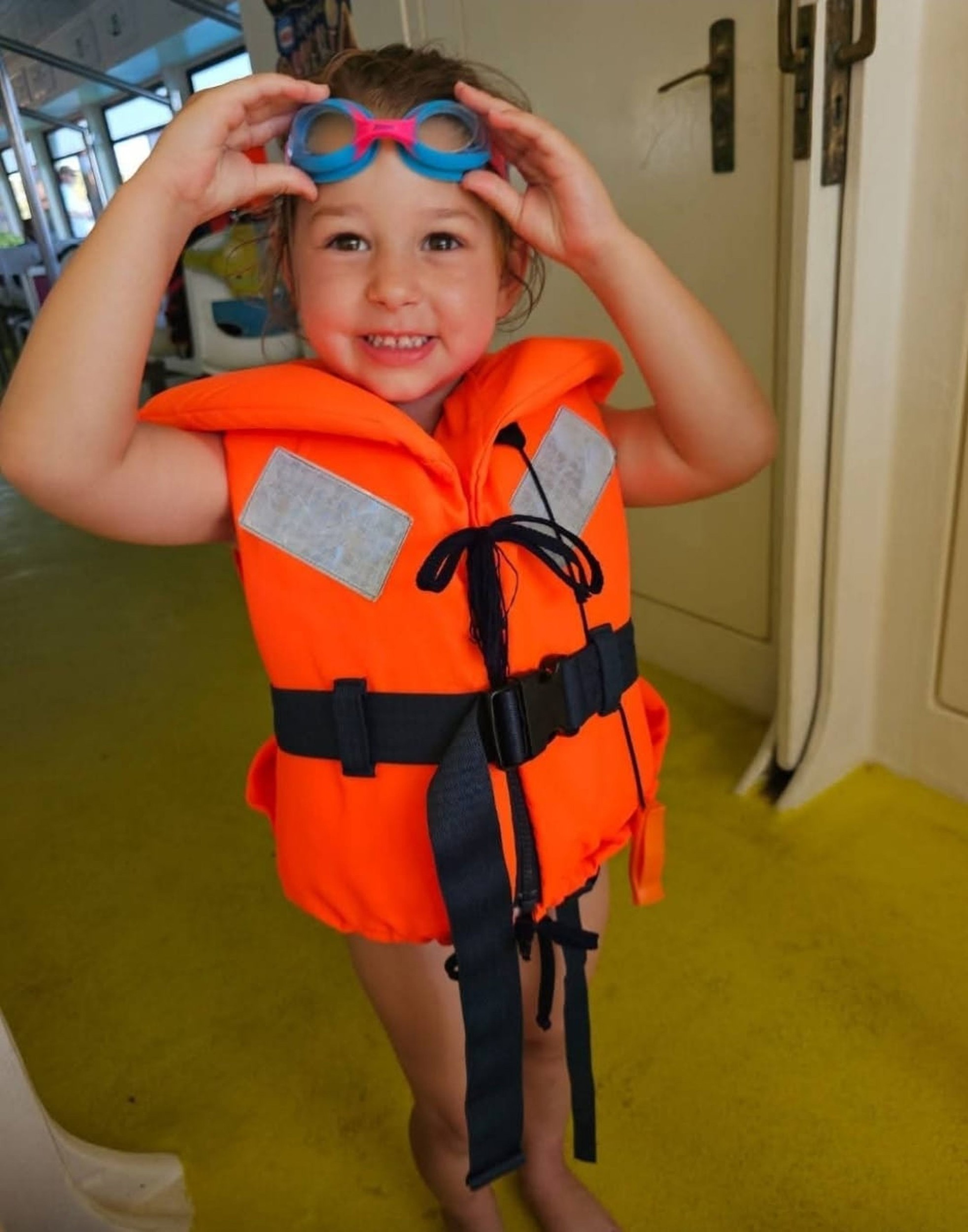 Sienna bola normálne a zdravé dievčatko.