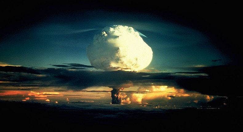 The first hydrogen bomb test, as part of Operation Ivy, detonated over the Marshall Islands in 1952.Historical / Contributor / Getty Images