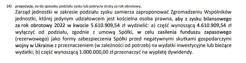 Takie zyski przyniosła spółka zarządzana przez Zbigniewa Derdziuka.