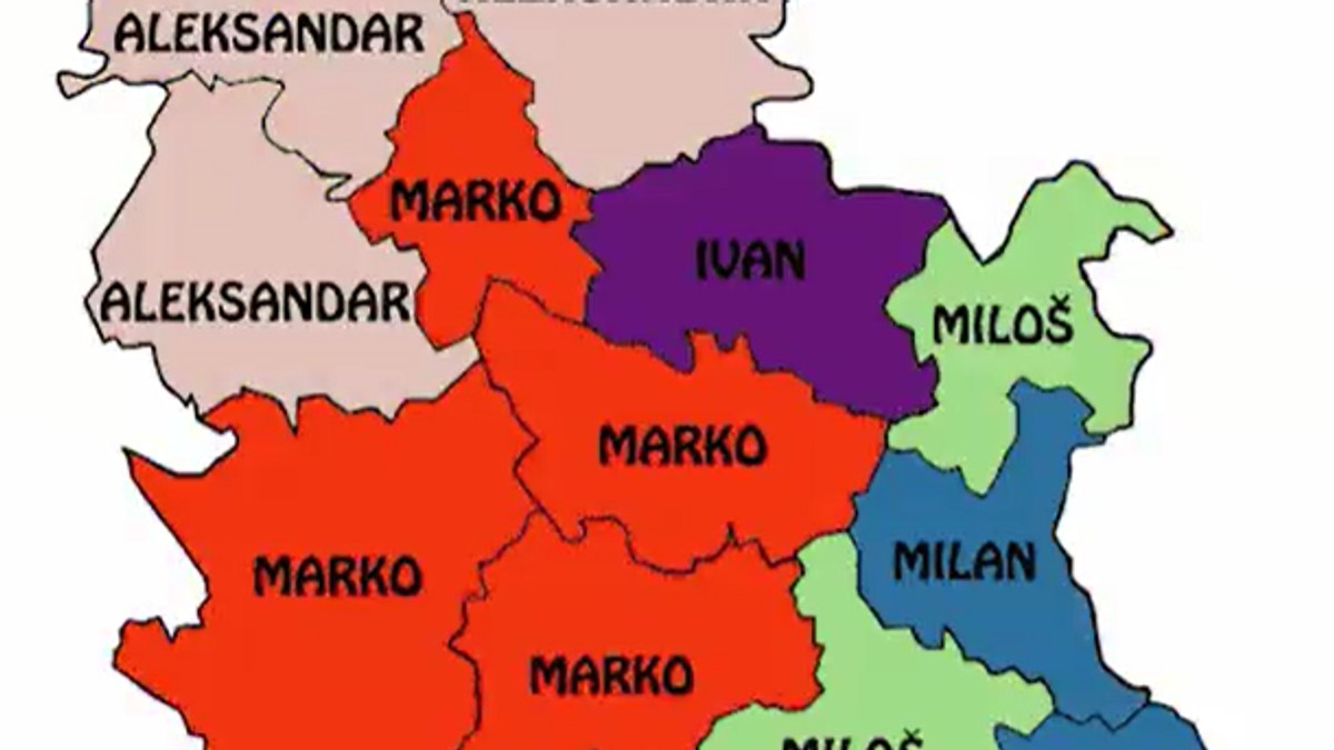 Popularna muška imena u Srbiji