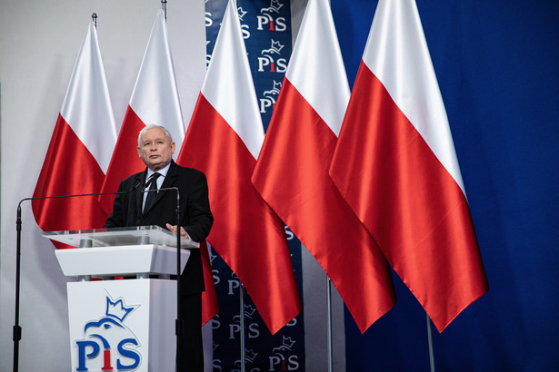 Prezes PiS Jaroslaw Kaczynski