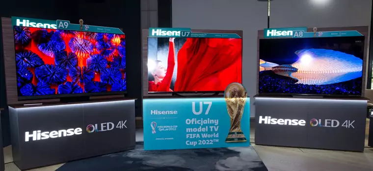Hisense prezentuje nowe serie telewizorów na 2022 r. Urządzenia ULED, OLED, QLED i Laser TV — znamy polskie ceny