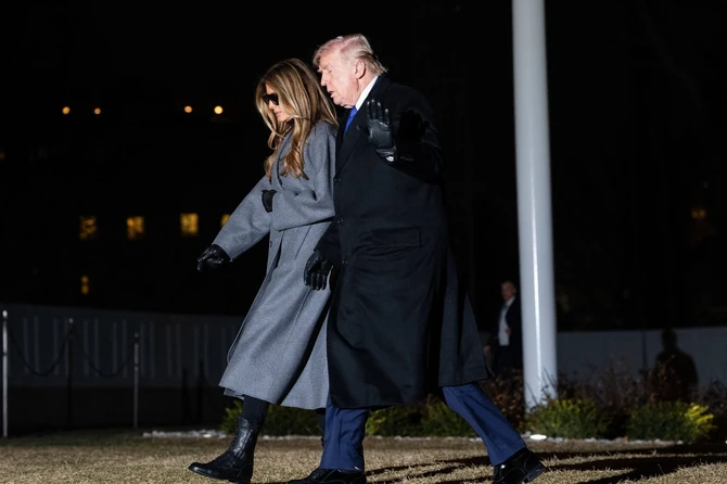 Melanija i Donald Tramp