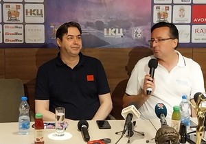 Dejan Dabić i umetnički direktor festivala glumac Rastko Janković