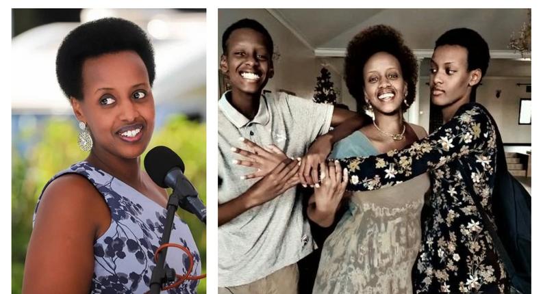 First Daughter Natasha Karugire Museveni and her children