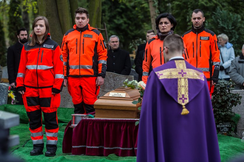 pogrzeb ratownika który zginął tragicznie w Puszczykowie