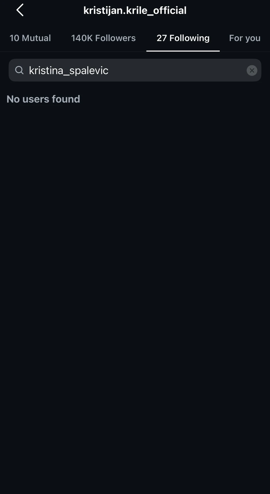 Kristijan i Kristina se otpratili sa Instagrama