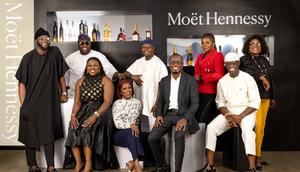 From Left to Right (Adewale Akingboju, CEO EneVic Drinks & Entertainment Ltd, Chibuzo Kelvin Aghaji, CEO Aplus drinks Ltd, Okolie Bolatito Elizabeth, CEO Bonix Drinks & Entertainment, Oguntula Omuwunmi, MD/CEO, Chillcity Drinks, Ayobami Abioye CEO, Ishol Events, Leye Adeniji, GM Moët Hennessy Nigeria, Catherine Equere, National Off-Trade Manager Moët Hennessy Nigeria, Ogunnaike Olugbuyi Jnr – MD/CEO Ice Box Nig Ent. & Adama Edith Akhigbe - CEO Admas Event)