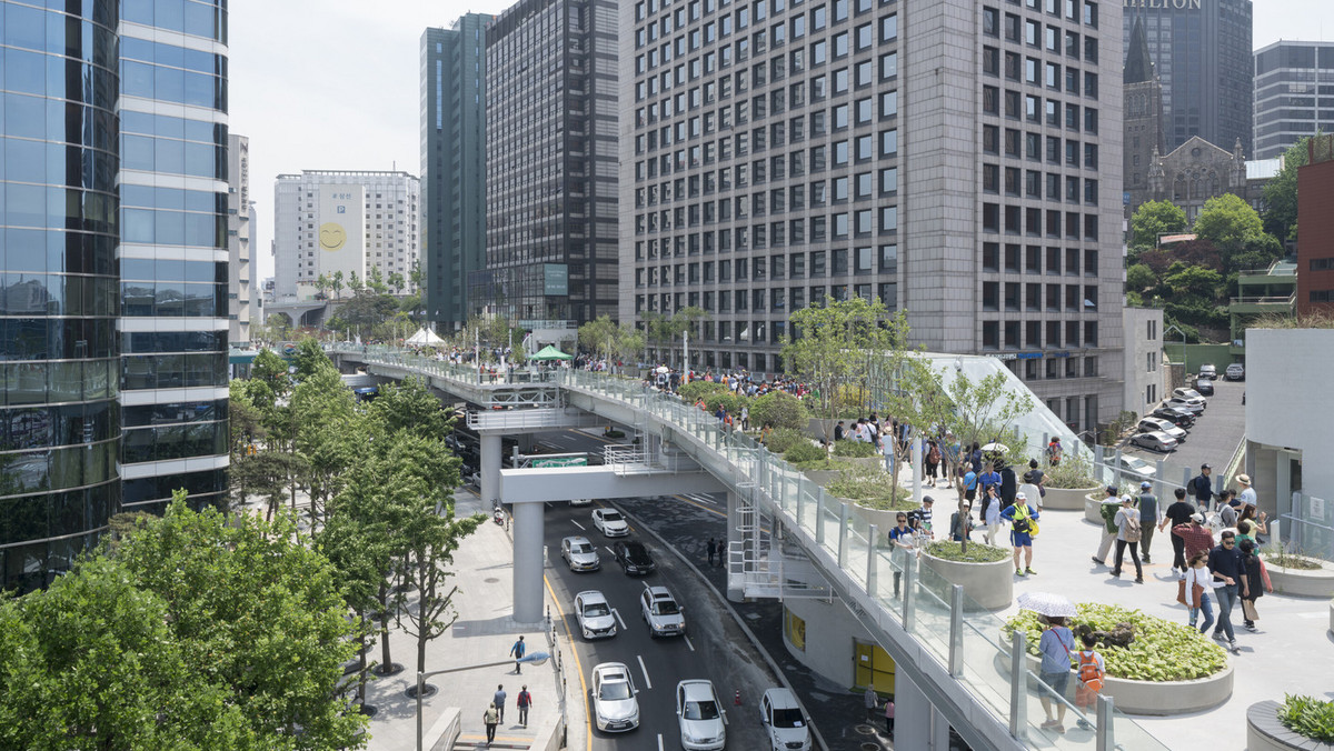 Projekt SkyGarden w Seulu (fot. biuro projektowe MVRDV)