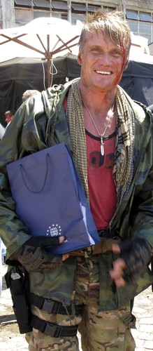 Dolph Lundgren na planie 'Expendables 3'