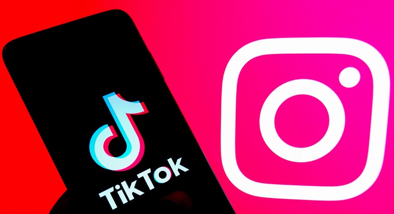 Instagram could be a big winner from a TikTok ban.Illustration by Avishek Das/SOPA Images/LightRocket via Getty Images