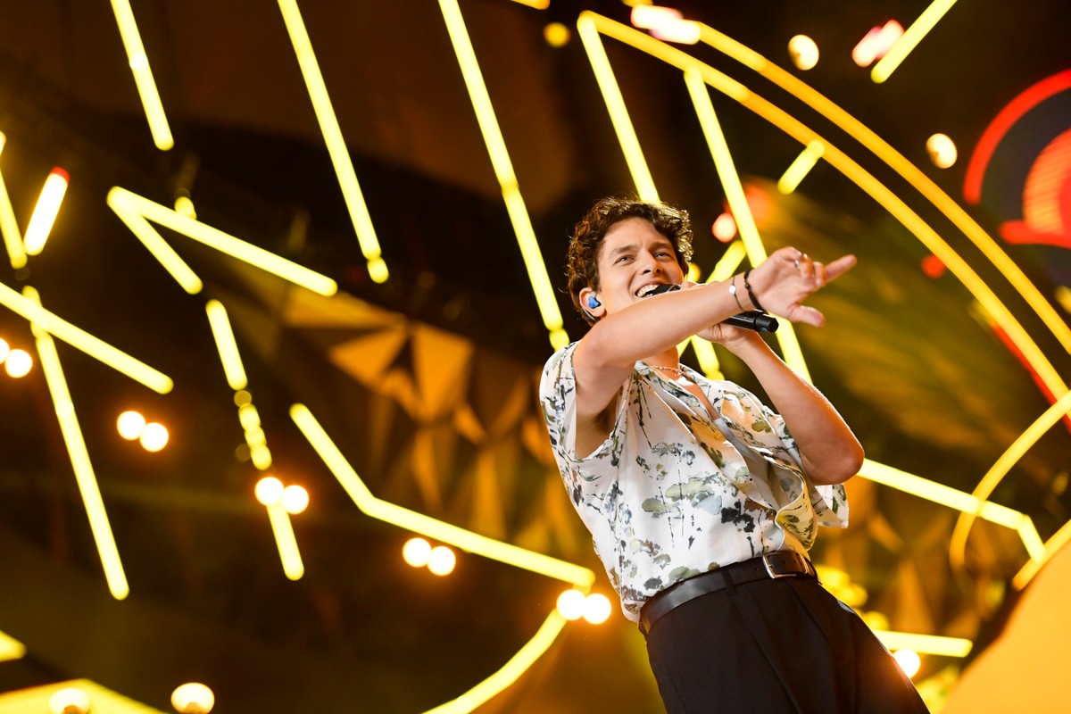 Oskar Cyms zdobył Bursztynowego Słowika podczas Top of the Top Sopot Festivalu