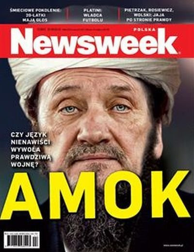 Okładka "Newsweeka" z Antonim Macierewiczem w turbanie