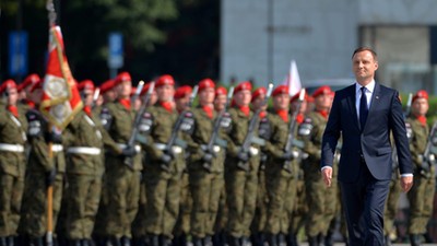 WARSZAWA PREZYDENT DUDA SIŁY ZBROJNE PL. PIŁSUDSKIEGO