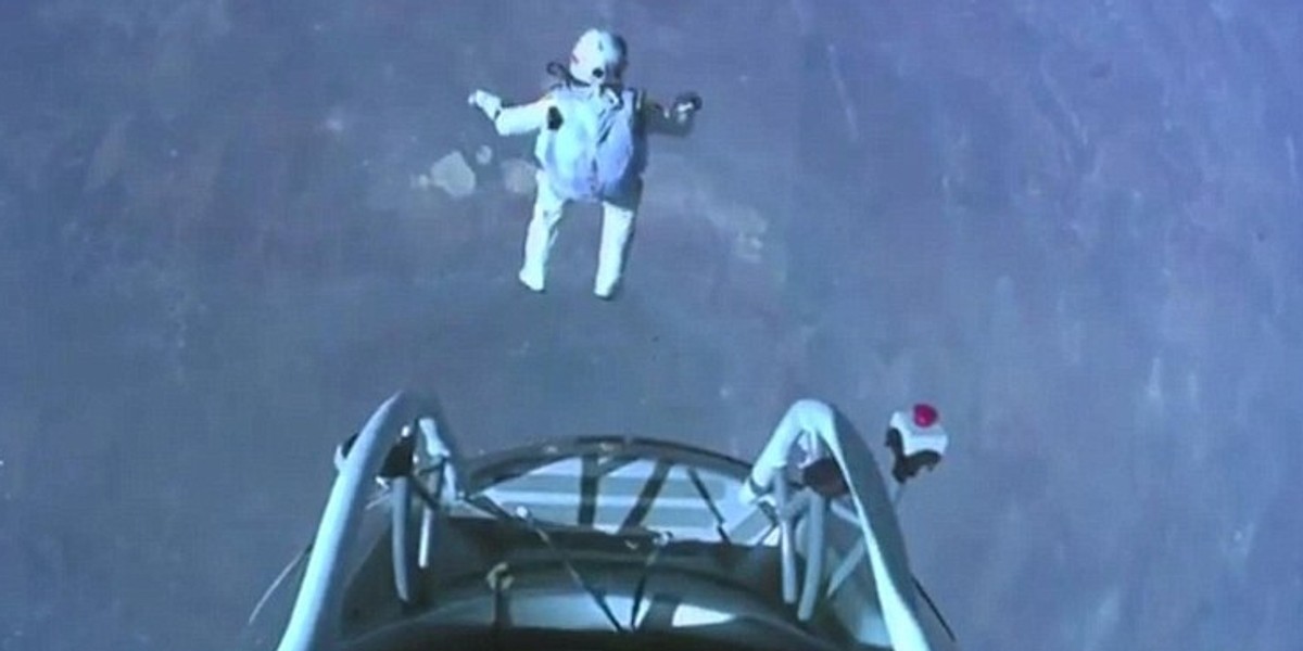 Felix Baumgartner i jego skok z kosmosu