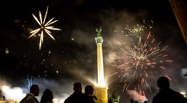 Tűzijáték Budapesten