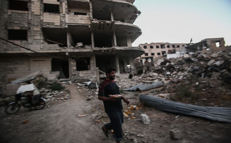 SYRIA. RAMADAN NA GRUZACH DAMASZKU