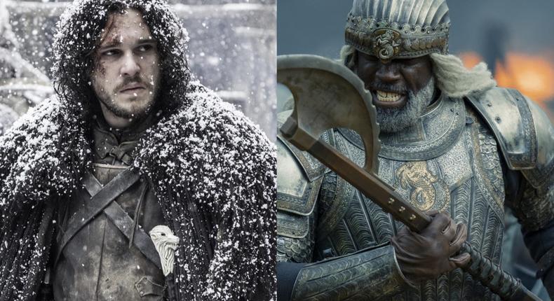 Snow, which will follow Jon Snow (Kit Harington) and Nine Voyages about Corlys Velaryon (Steve Toussaint) are just two of the spinoffs being developed.HBO