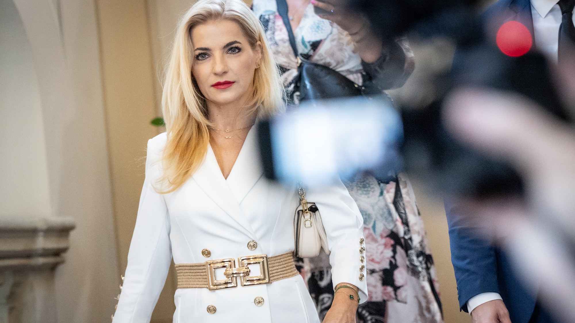 Martina Šimkovičová po návšteve u prezidenta Petra Pellegriniho 8.7.2025