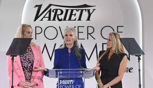 Tanya Brown, Denise Brown, and Dominique Brown speak onstage during Variety's Power of Women event in New York on May 2, 2024.Bryan Bedder/Getty Images
