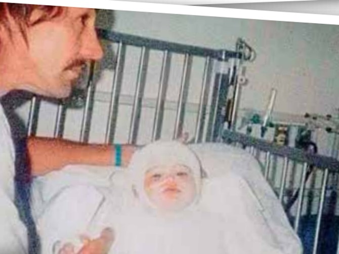 Ešli s ocem u bolnici