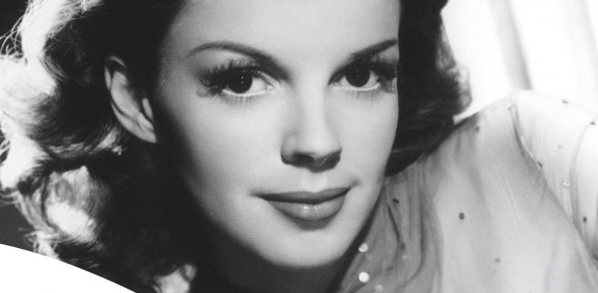 Fragment okładki biografii "Judy Garland".