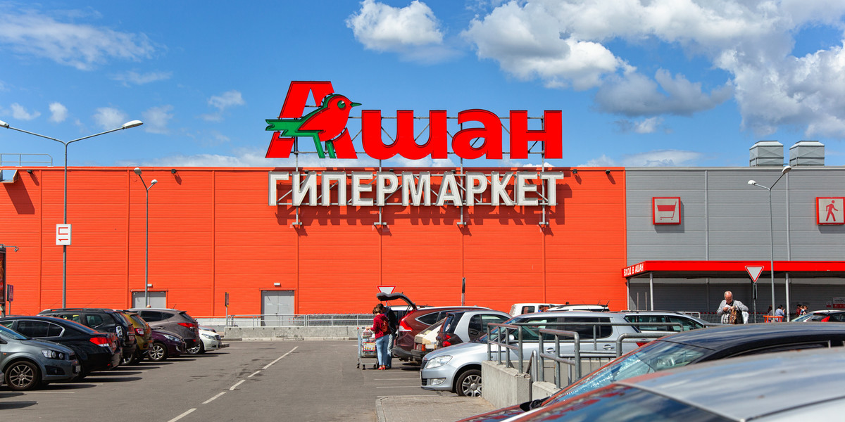 Auchan jest jedną z nielicznych dużych zachodnich sieci, która zdecydowała się na pozostanie w Rosji