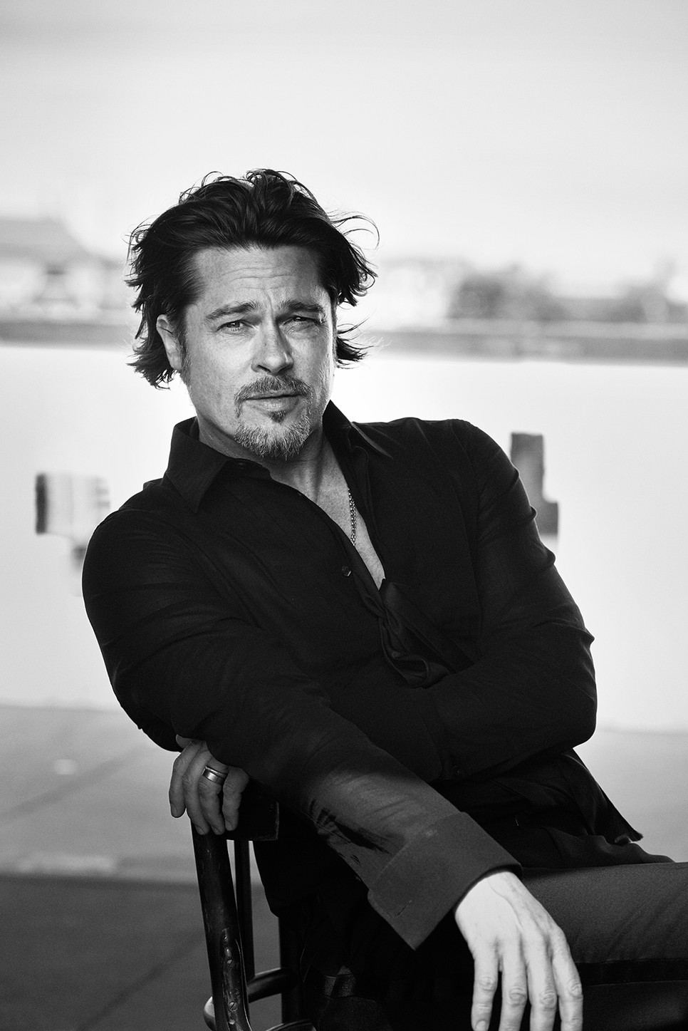 Brad Pitt, Snap Studios, London, 2015 inkjet print Baryta papíron / inkjet print on Baryta paper