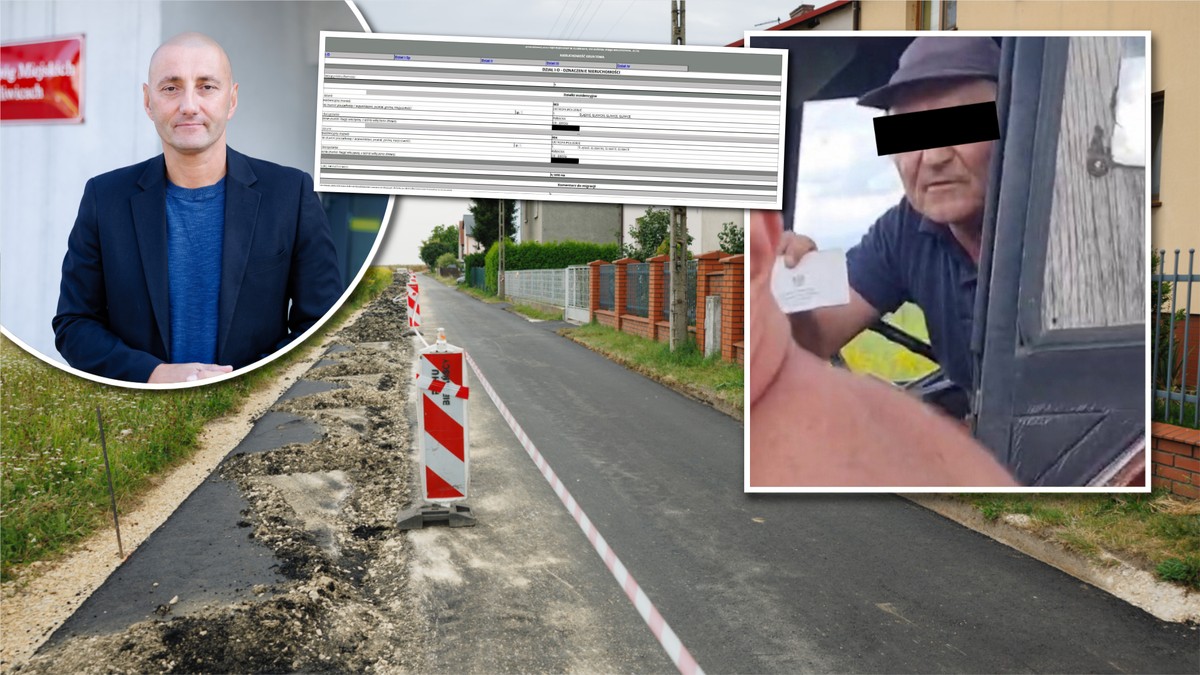 Zaorał asfalt, bo twierdził, że to jego ziemia. Miasto pokazuje dokumenty. "Sam chciał je sprzedać"