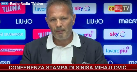 Siniša Mihajlović nije skrivao suze 