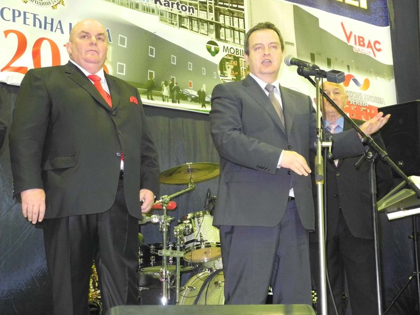 Marković i Dačić na novogodišnjem prijemu u Jagodini