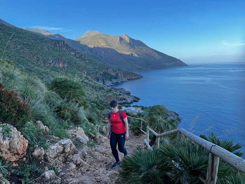 Fragment szlaku: Cala Tonnarella dell’Uzzo — Ingresso Sud