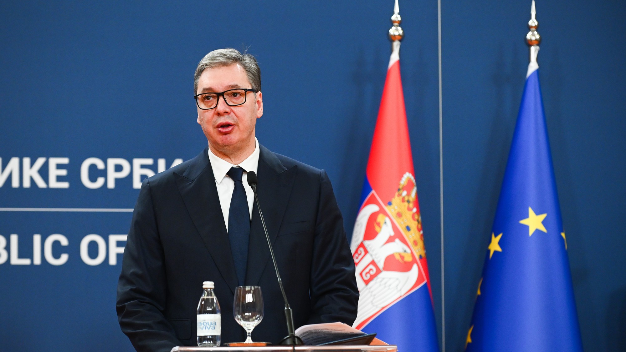 Bývalý Prezident Srbskej republiky Aleksandar Vučič.