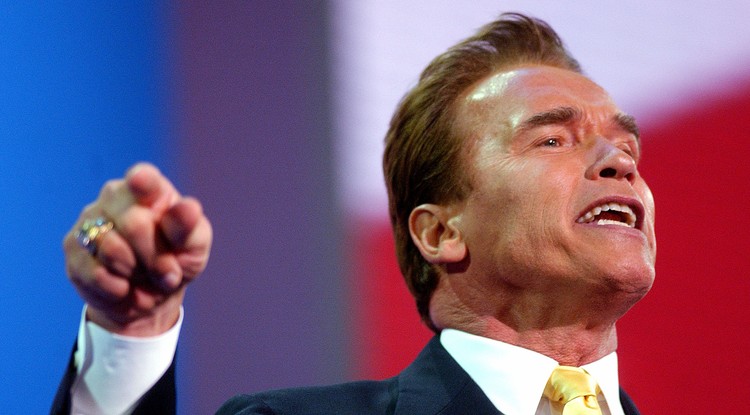 A politikus Arnold Schwarzenegger.