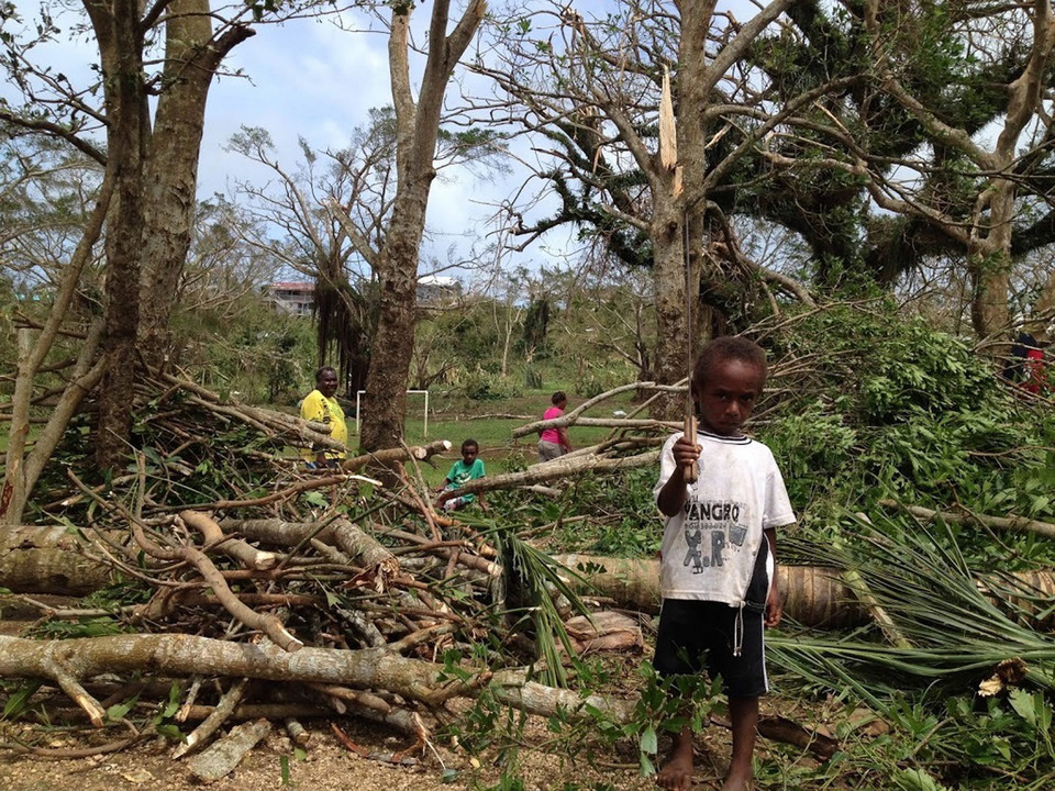 Vanuatu po przejściu cyklonu Pam