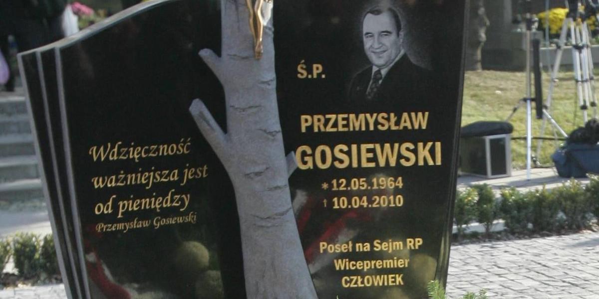 Grób Przemysława Gosiewskiego