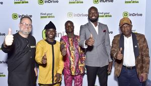 L-R: Director of Production, inDrive Local Story, Dan McCain; BeginIT instructor, Victor Nwaokoro; BeginIT participant, Obadiah Iko; Senior Business Development Representative, inDrive, Timothy Oladimeji and Director of Public Transport & Commuter Services, Lagos State, Adebayo Olusoji during the private screening of Inner Drive documentary held in Lagos yesterday.