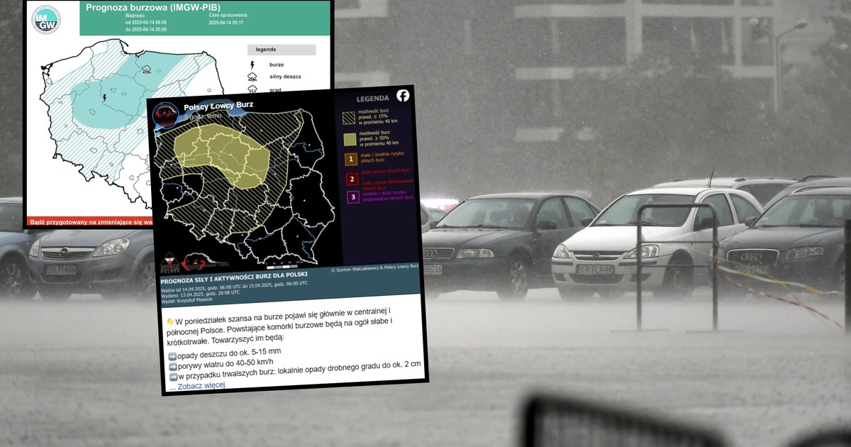 Burze przejdą nad Polską. Wiemy, który obszar jest najbardziej zagrożony