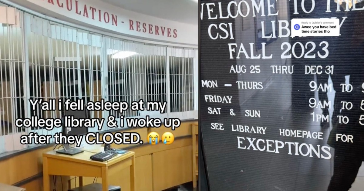 A college student documented having a 'huge panic attack' realizing he ...