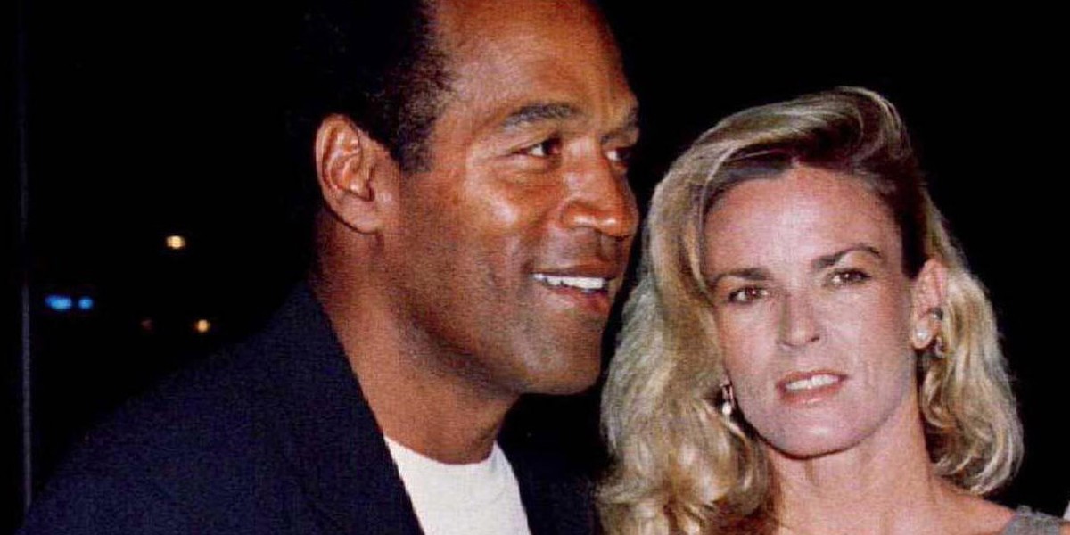 O.J. Simpson and Nicole Simpson.