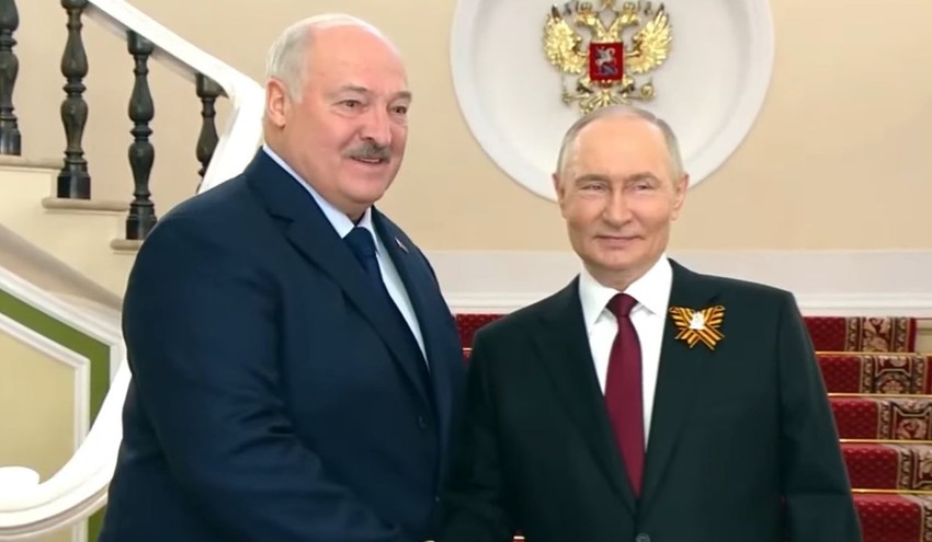 Putin sa Lukašenkom, predsednikom Belorusije