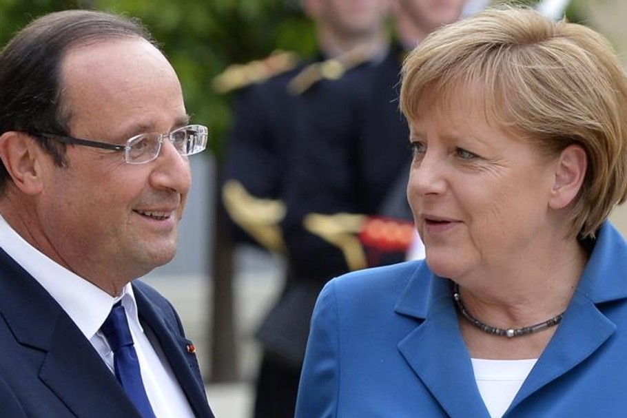 Hollande i merkel