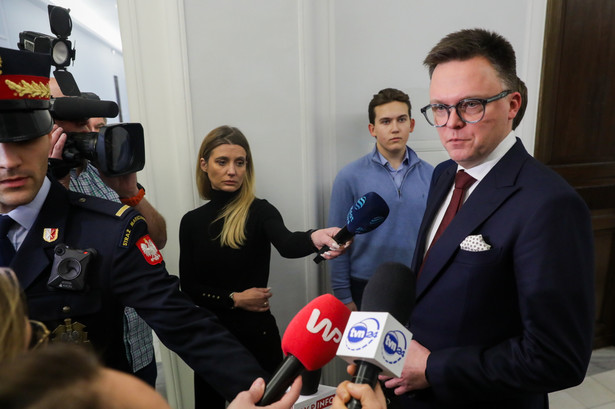Szymon Hołownia tłumaczy przesunięcie posiedzenia obrad Sejmu
