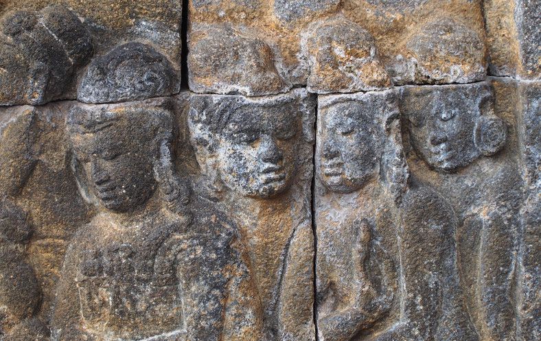 Płaskorzeźby z Borobudur, fot. Anna Białek