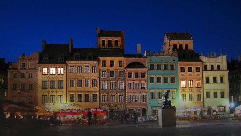 Polska Warszawa Stare Miasto Podroze