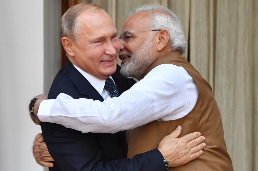 Vladimir Putin i Narendra Modi